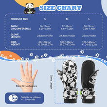Children's gloves, windproof, waterproof, warm for snow and skiing