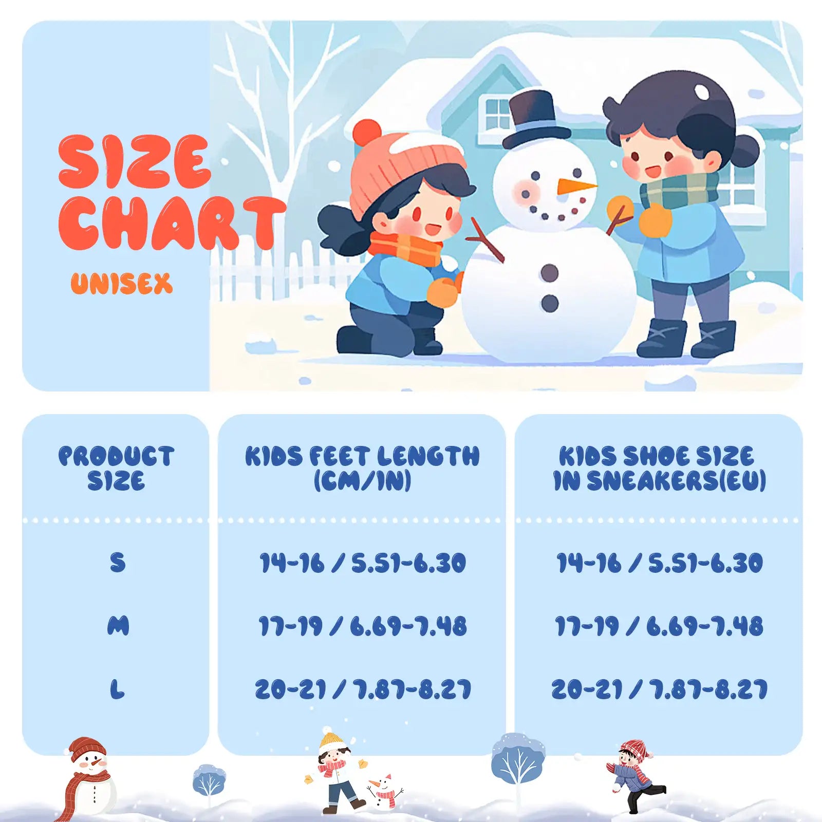 kinder skisocken grössentabelle mit kinderschuhgrössen
