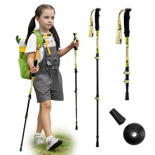 Kinder-Trekkingstock aus Aluminium mit verstellbarer Höhe