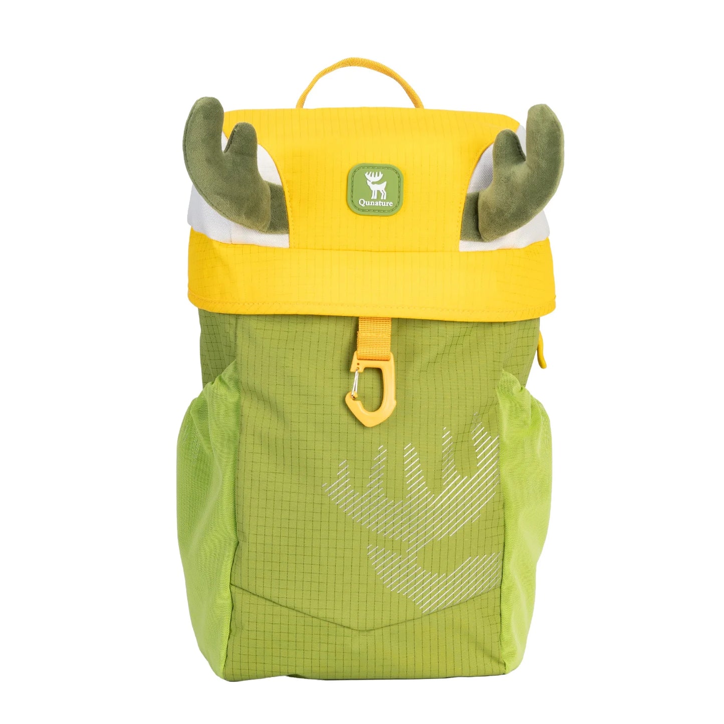 kinderrucksack mit 8l fassungsvermögen, flaschenhalter und reflektierendem logo