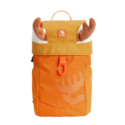 kinderrucksack mit 8l fassungsvermögen, flaschenhalter und reflektierendem logo