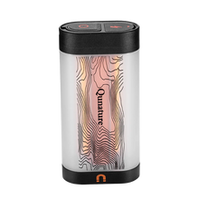 kompakte campinglampe schwarze endteile transparente lichth체lle