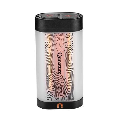kompakte campinglampe schwarze endteile transparente lichth체lle