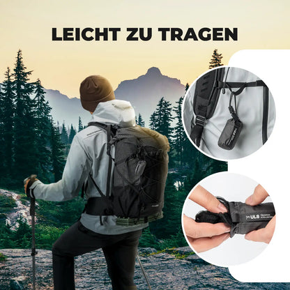 kompaktes moskitonetz zum befestigen am rucksack