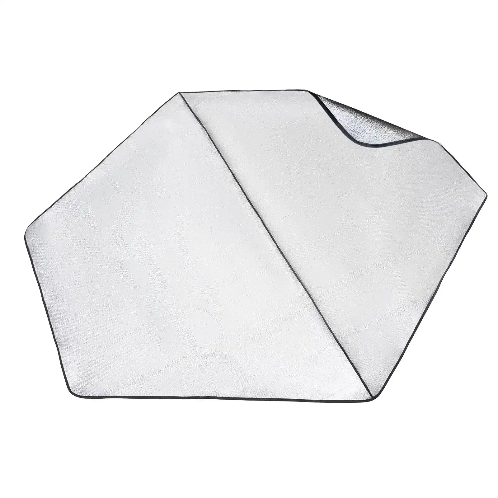 tragbare sechseckige picknickdecke aus aluminiumfolie