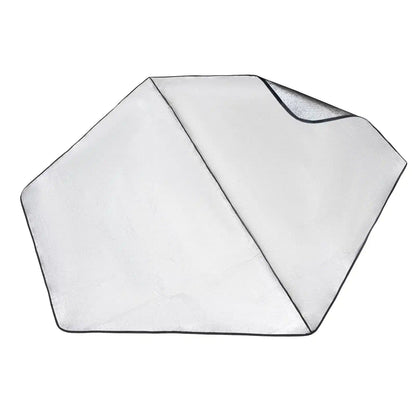 tragbare sechseckige picknickdecke aus aluminiumfolie