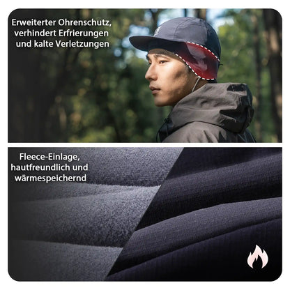 outdoor warme kappe mit ohrenschutz und fleece-einlage