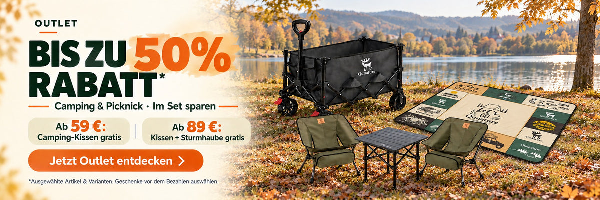 Qunature Outlet: bis zu 50 % Rabatt, Geschenke ab 59 und 89 Euro