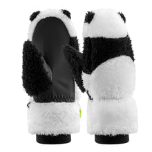 flauschige warme panda kinderhandschuhe für winter