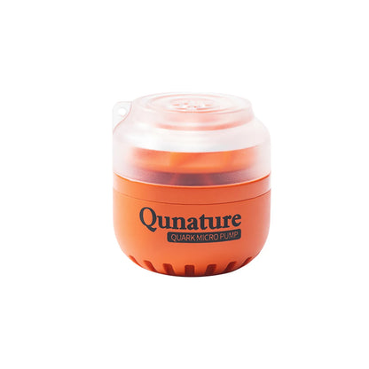orange quark mikro luftpumpe, kompakte mini pump für aufblasen und ablassen