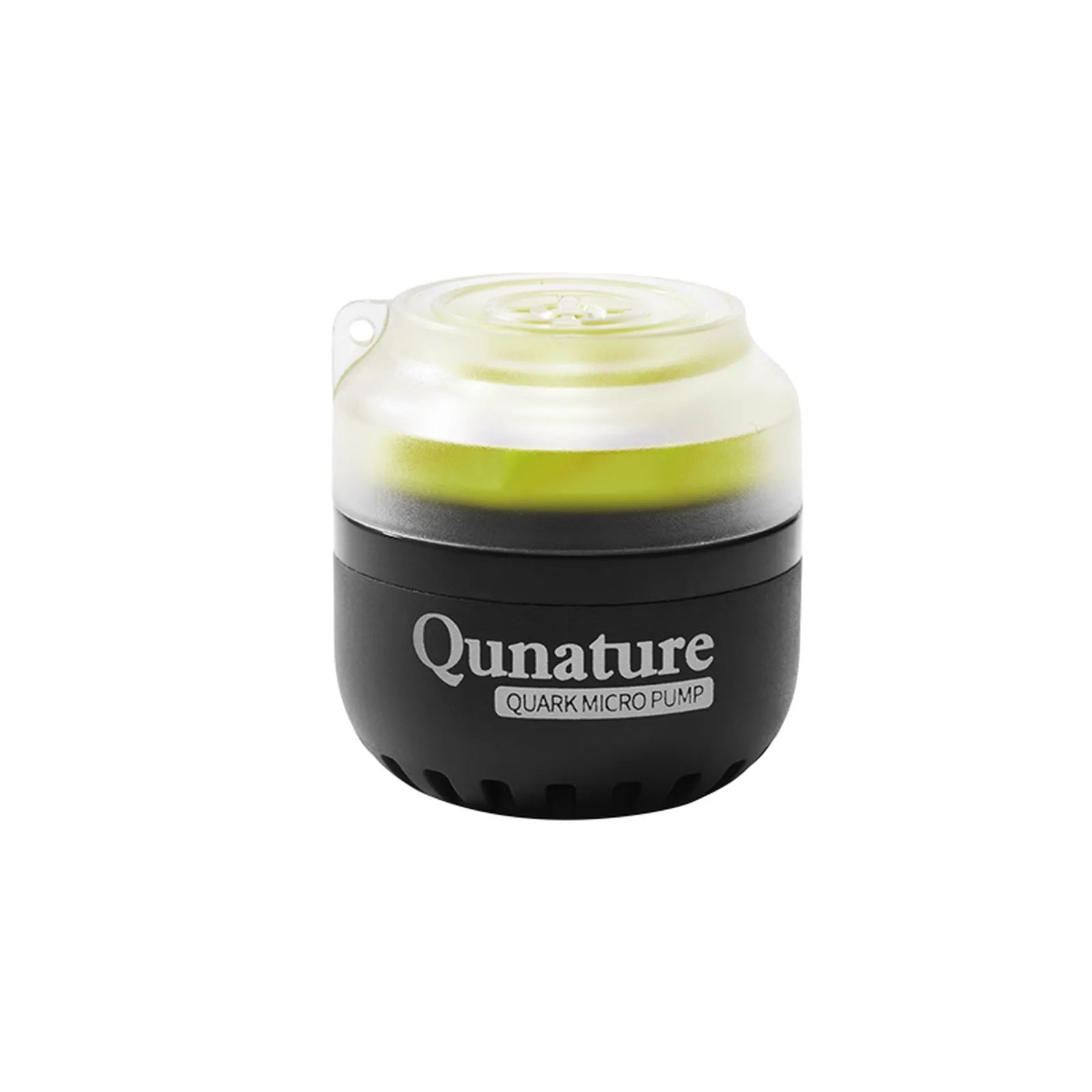 schwarze quark mikro luftpumpe, kompakte mini pump für aufblasen und ablassen
