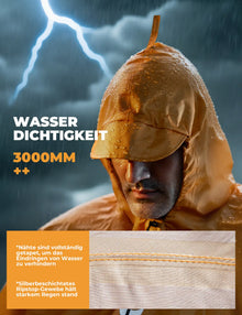 Regenponcho 3-in-1  Wasserdicht & Ultraleicht für Outdoor