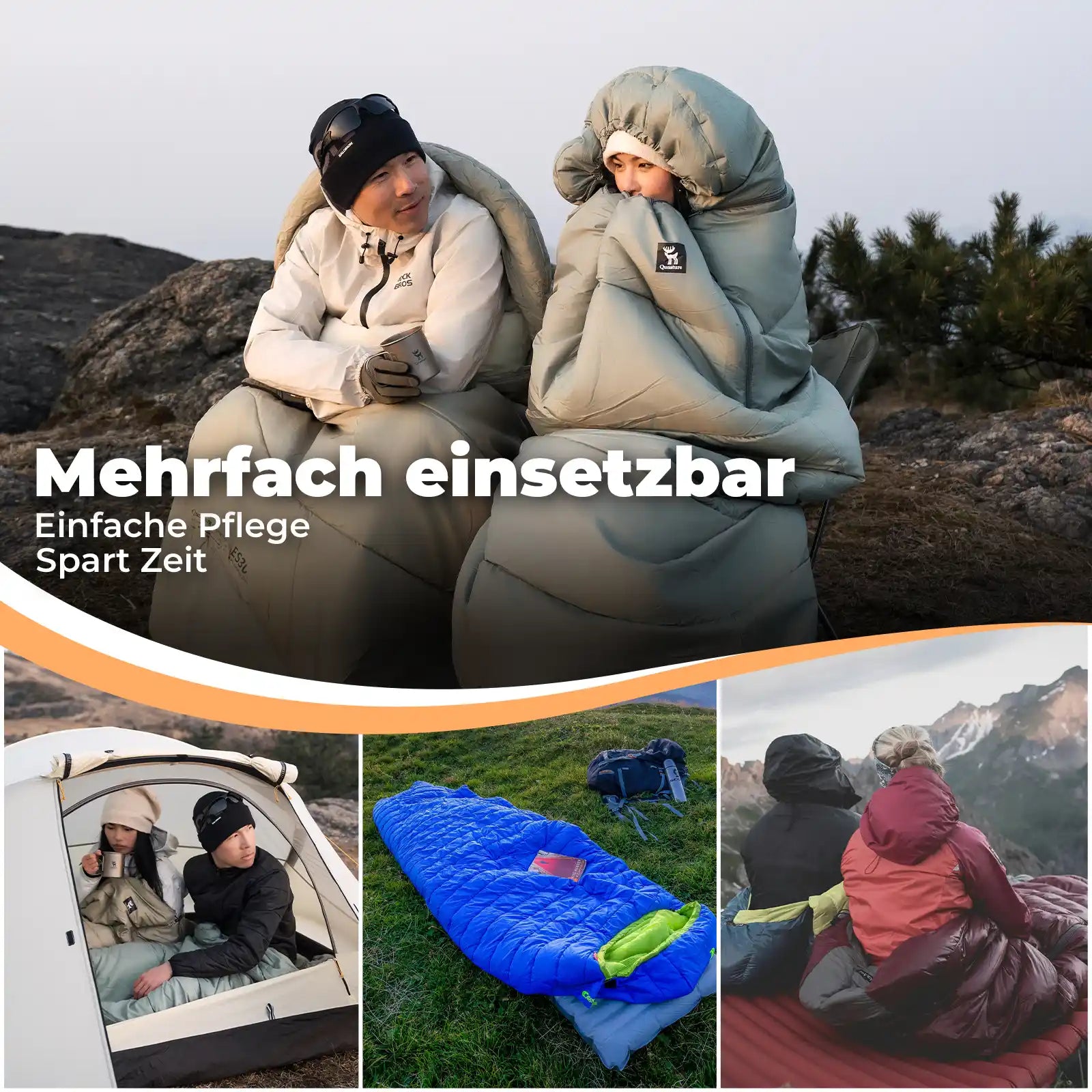 vielseitige nutzung für camping, wandern und outdoor