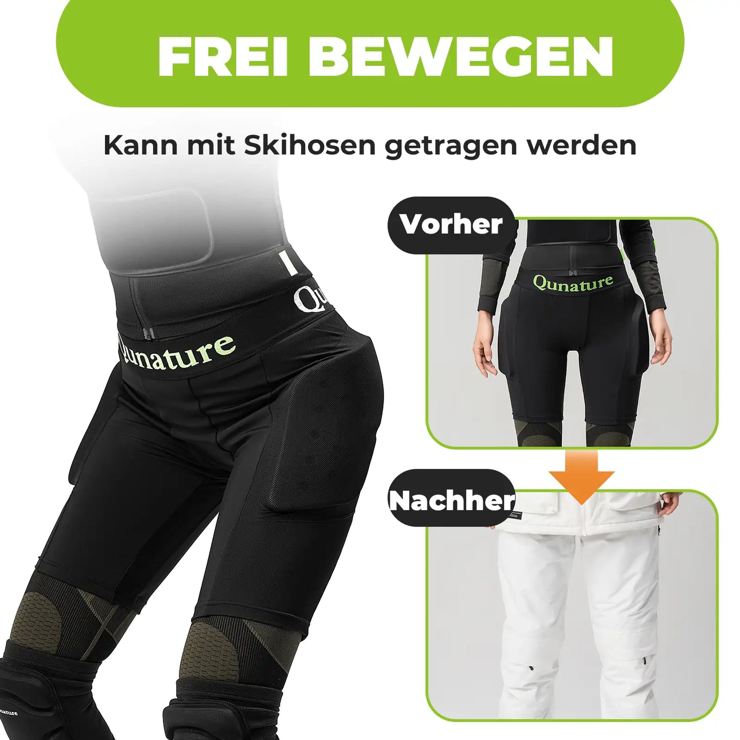 schutzhose kann unter skihose getragen werden
