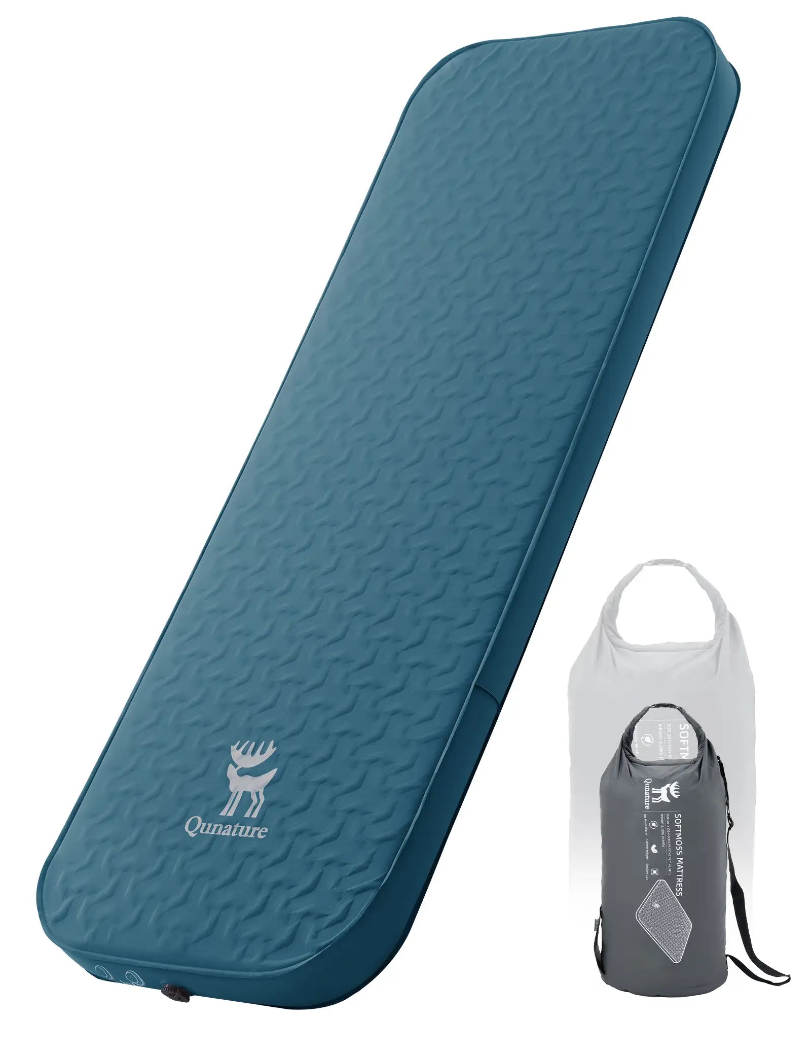 self-inflating sleeping mattress with storage bag