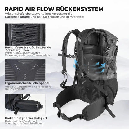 35L Erweiterbarer Outdoor-Rucksack
