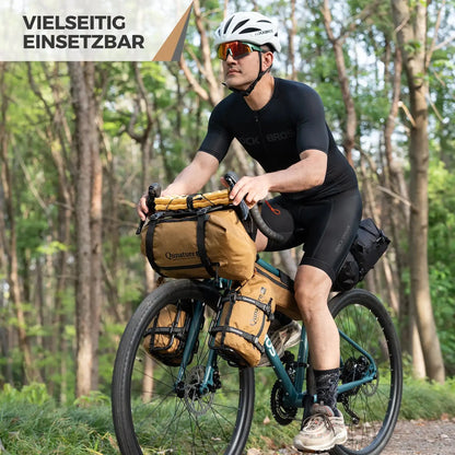 Fahrrad Lenkerhalter+Wasserdichte Kompressionstasche Set