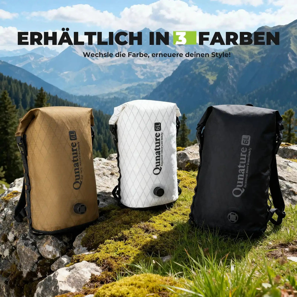 Wasserdichte Bikepacking Kompressionstasche H63