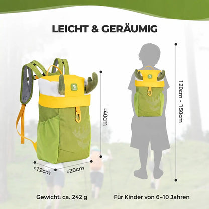Kinder Rucksack 8L & Trekkingstock aus Aluminium