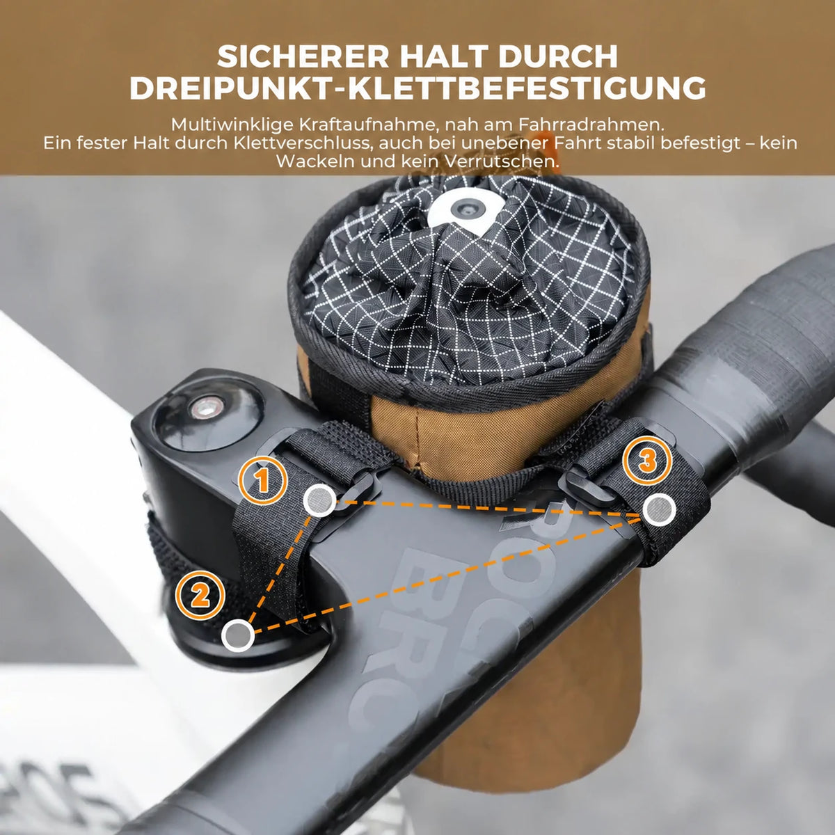 Fahrrad Trinkflaschen Set, isolierte Tasche & faltbare Flasche