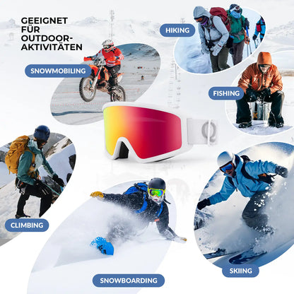skibrille fuer verschiedene outdoor aktivitaeten