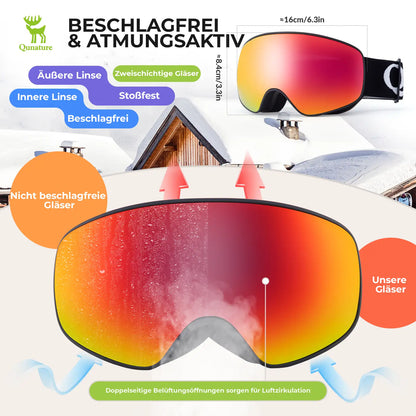 skibrille beschlagfrei vergleich mit farbigem glas