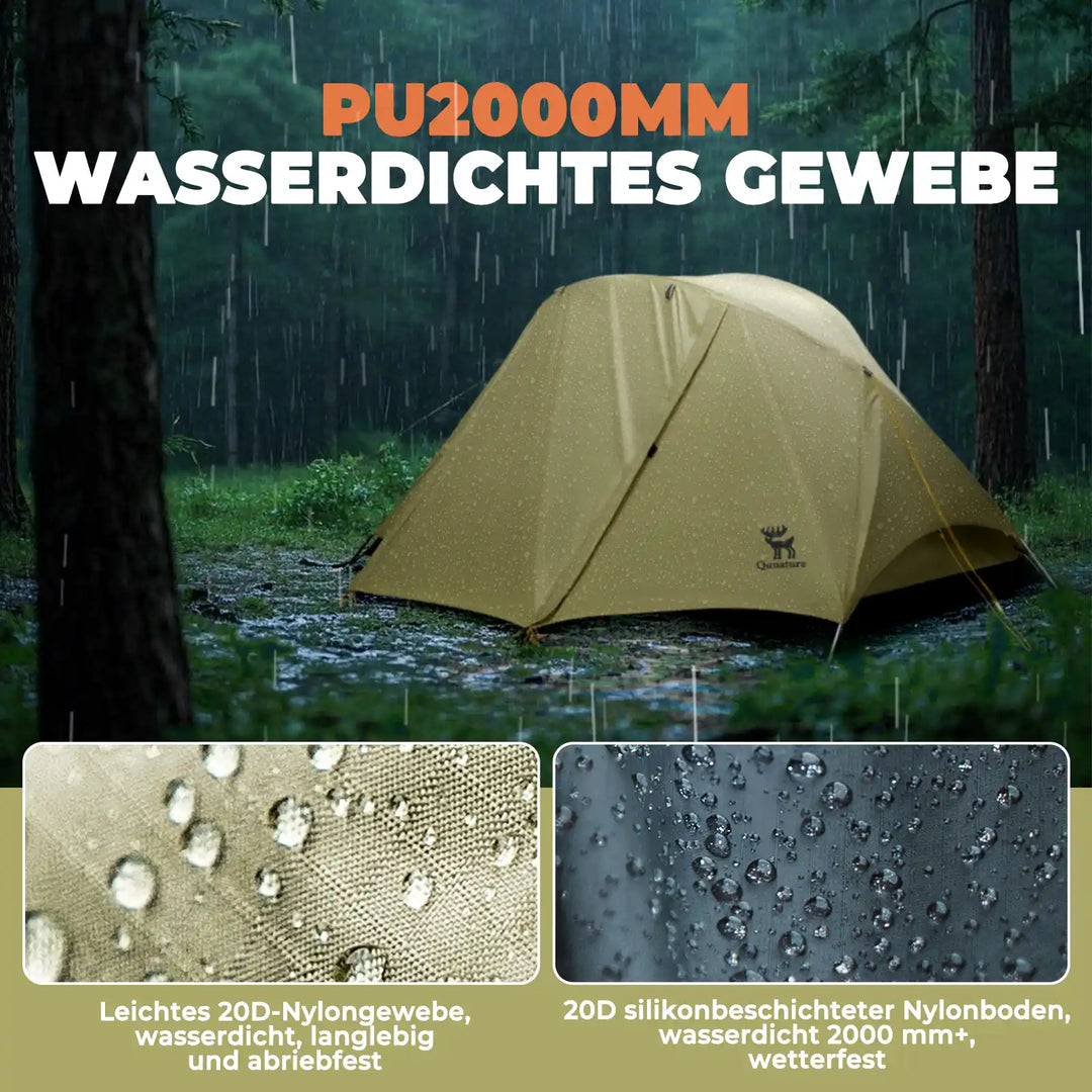 leichtes wasserdichtes zelt Wasserdichtes 2-Personen Rucksackzelt mit X-Struktur