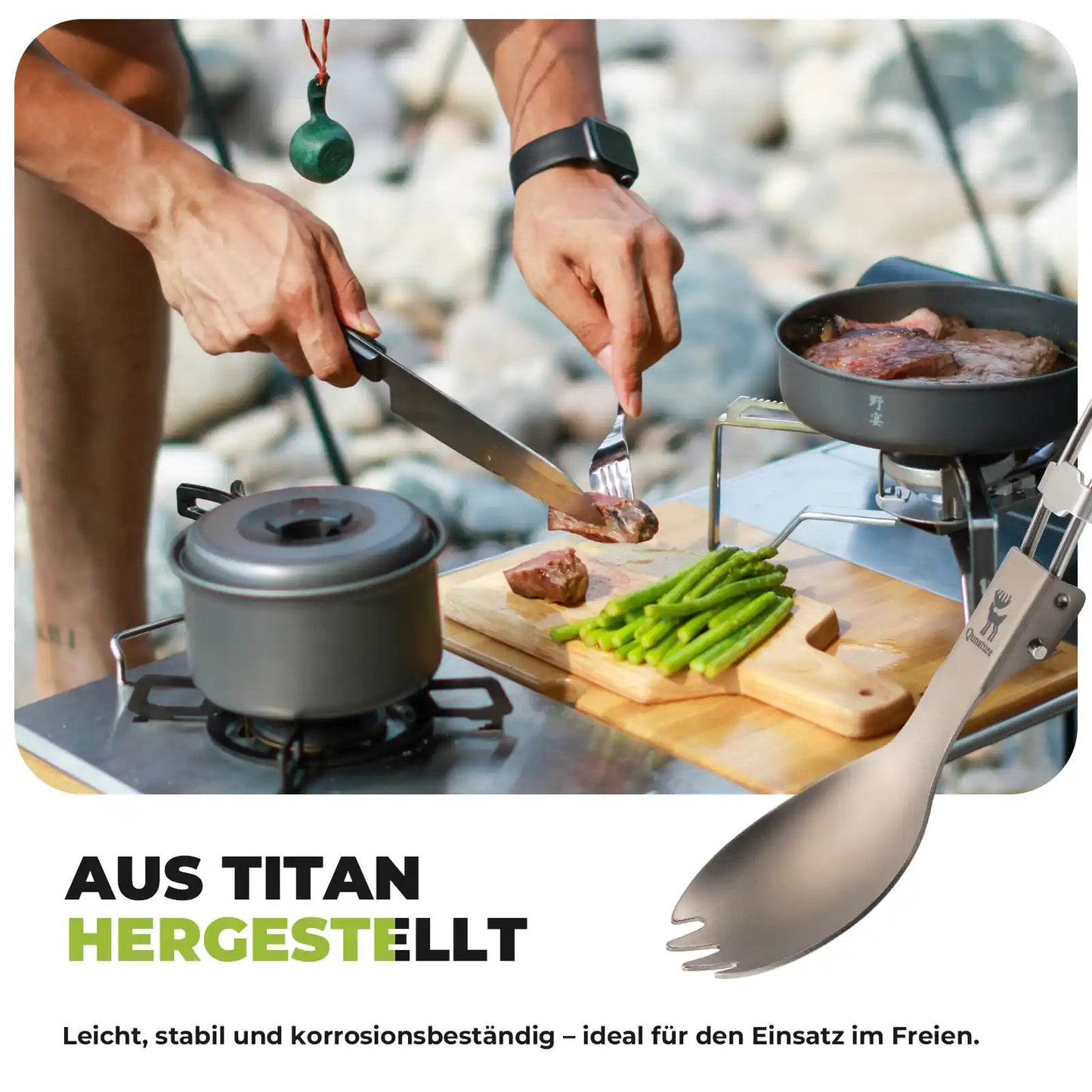 titan-besteck für outdoor einsatz