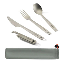 titan essbesteck set mit messer gabel loeffel und multifunktionswerkzeug inklusive aufbewahrungstasche