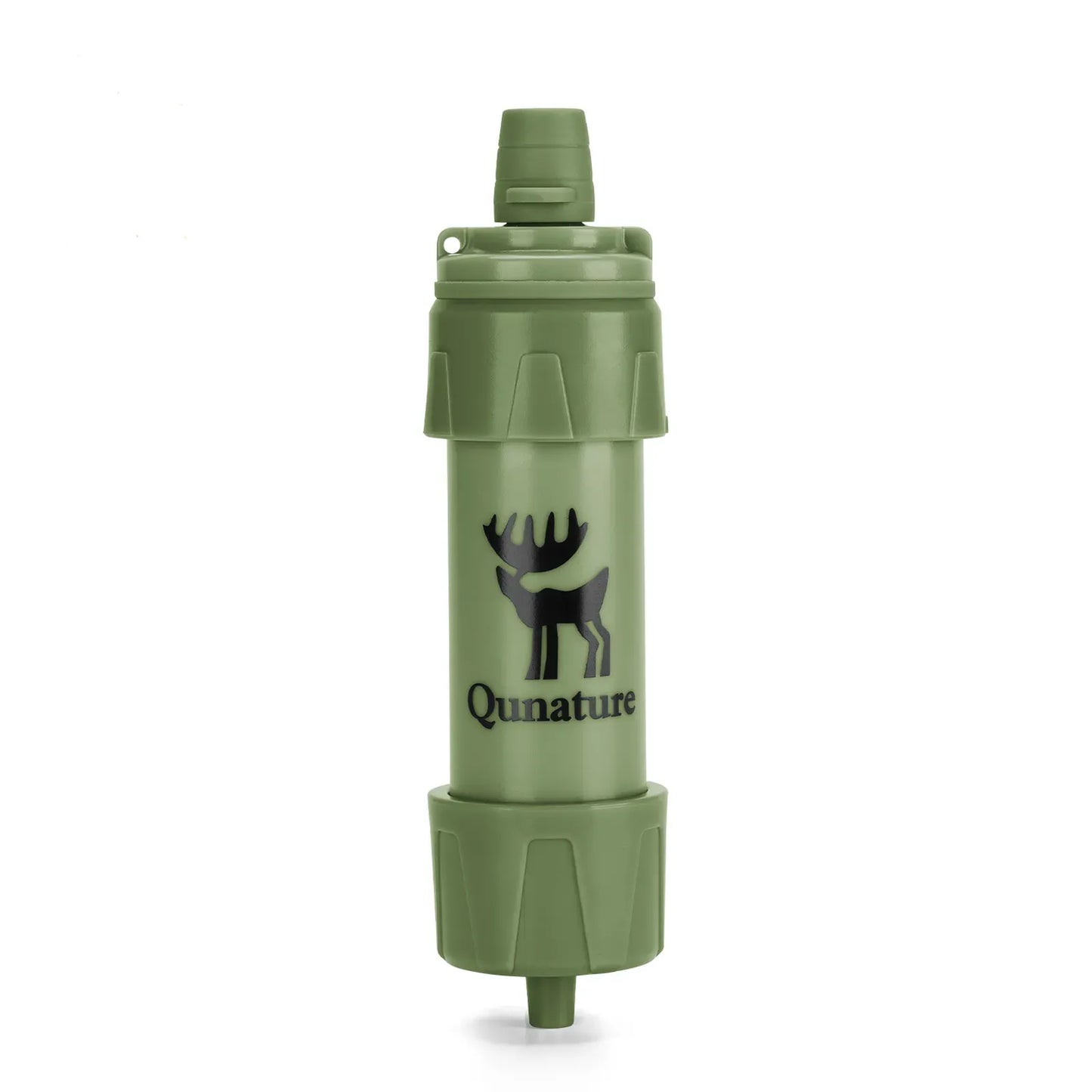 grüner wasserfilter auf weißem hintergrund