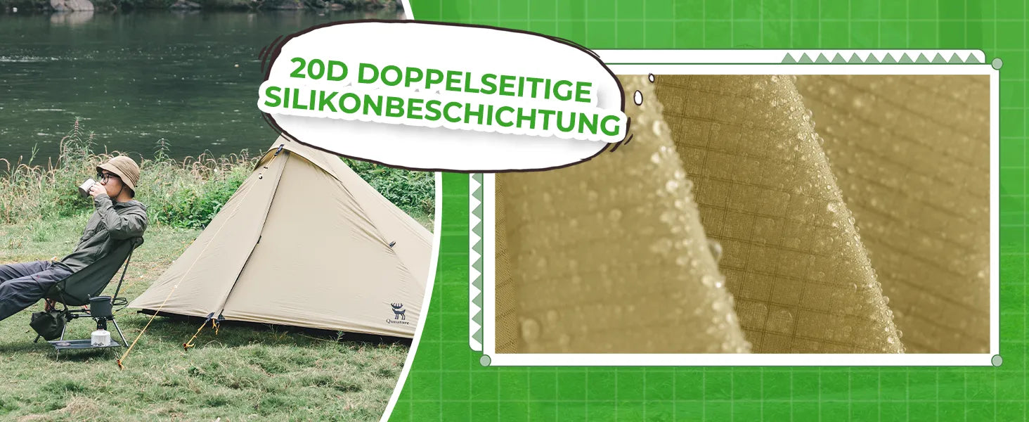 wasserabweisende zeltstoff oberfläche