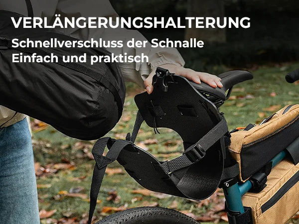 fahrrad satteltasche verlaengerungshalterung mit schnellverschluss