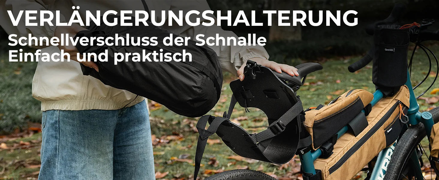 fahrrad satteltasche verlaengerungshalterung mit schnellverschluss