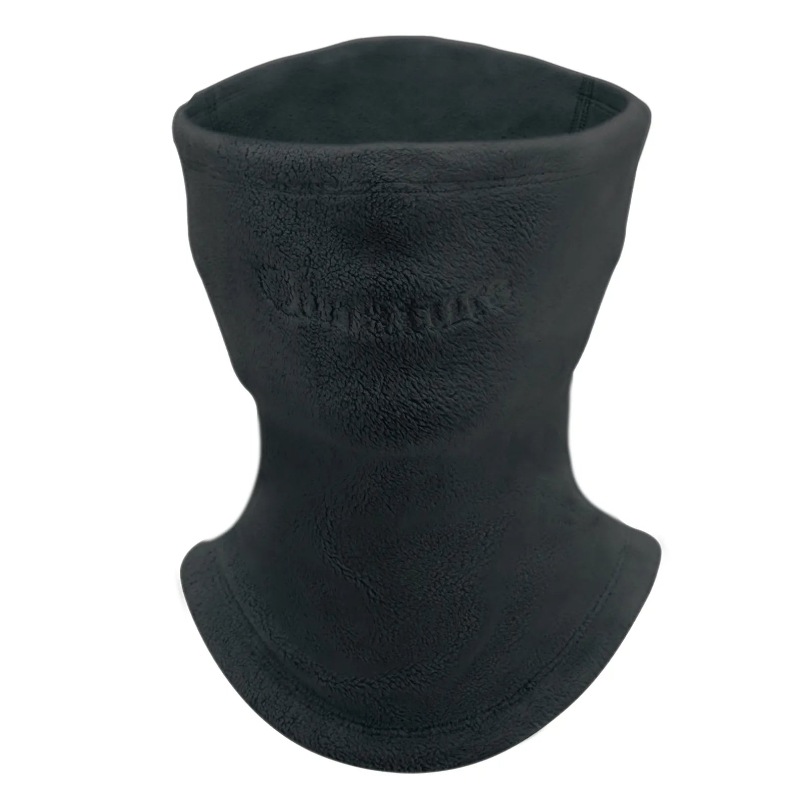 ein violetter fleece-nackenwärmer als farbenfrohes winteraccessoire.
