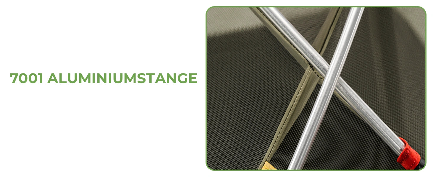 7001 aluminiumstange für das zelt