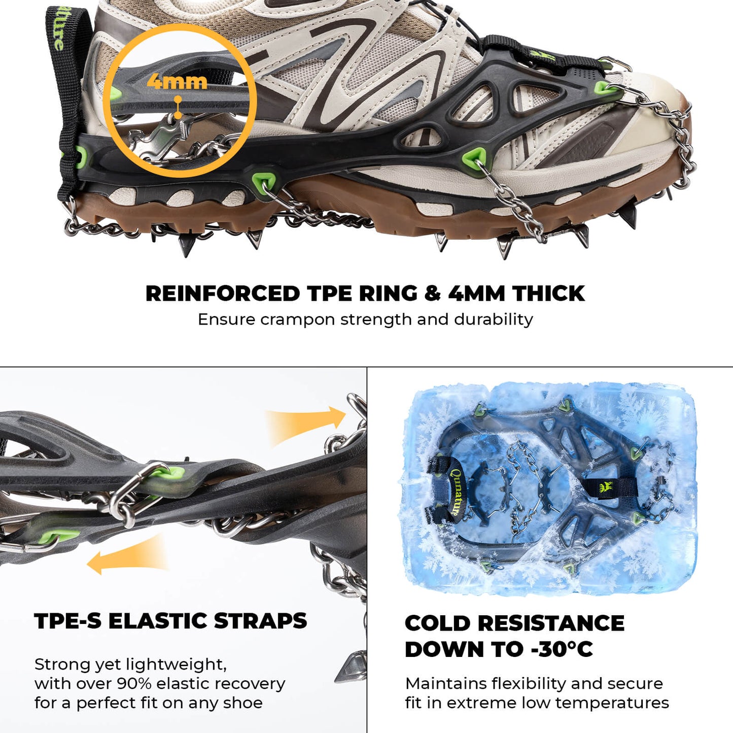 Non-slip crampons
