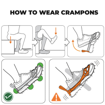 Non-slip crampons